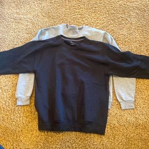 2-for-1 Deal ~ Fruit of the Loom Grey Sweater
